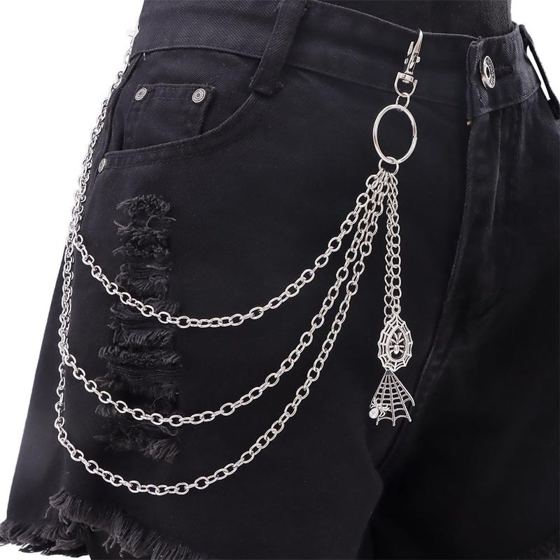 BOOSTIQ Pant Chains for Men Women Punk Rock Pocket Chains Turquoise Wallet Chain Western Country Cowboy Wallets Chain for Men - Image 2